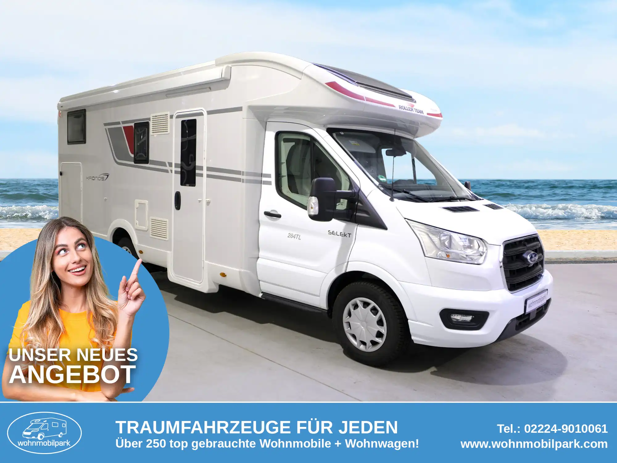 ROLLER TEAM Kronos 284 TL Teilintegrierter gebraucht kaufen in Bad Honnef